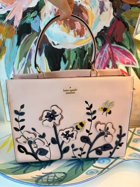 Preowned Rate Kate Spade Blossom 🐝 Bee Drive Sarah Tote Bag